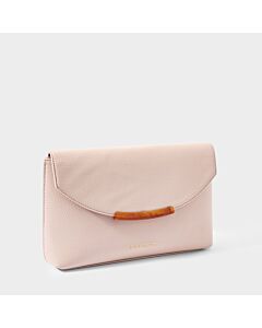 Katie Loxton - Dani Tortoiseshell Clutch - Dusty Pink